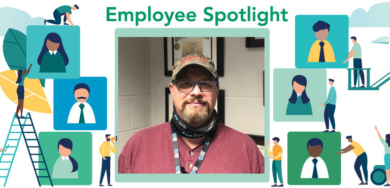 December 2020 Employee Spotlight: Cory Martin, label converting supervisor