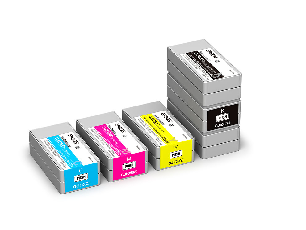 Epson Colorworks Ink packages