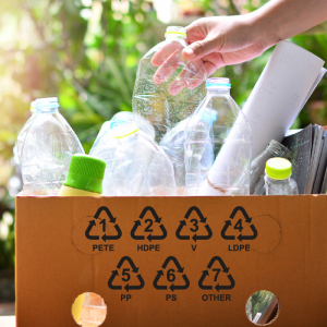 How to stick labels to plastic bottles