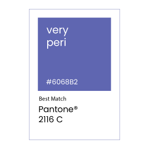 The Chroma Factor: Very Peri Best Match