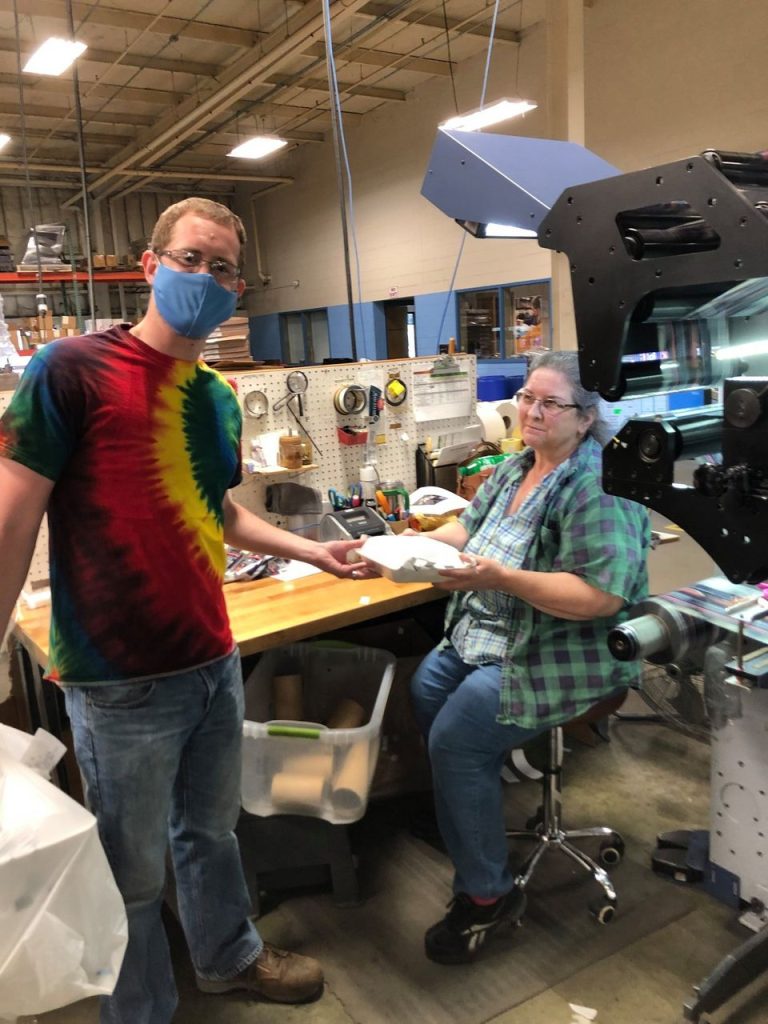 Label Printer Tie Dye Day