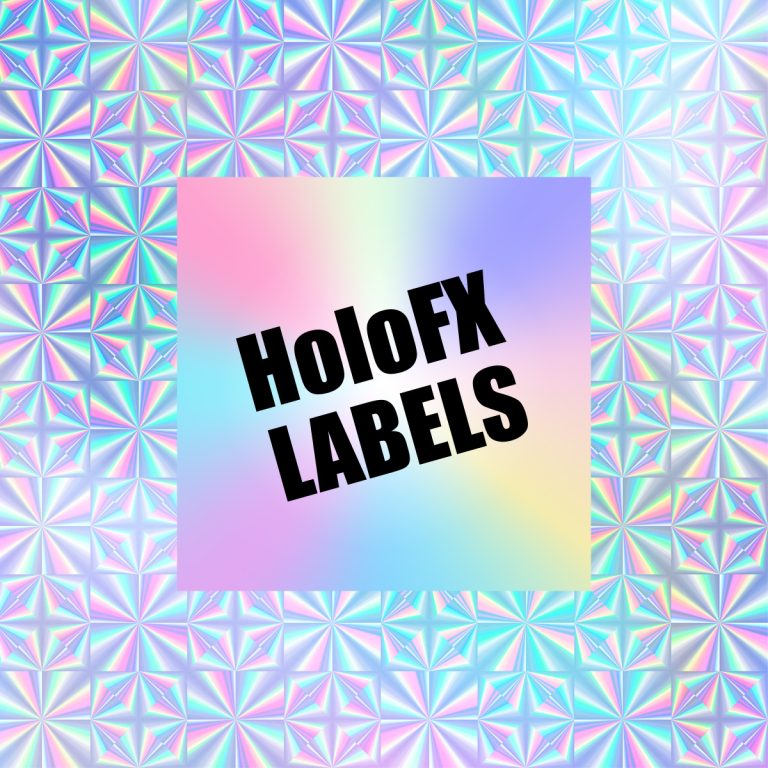 Holographic Labels featuring HoloFX