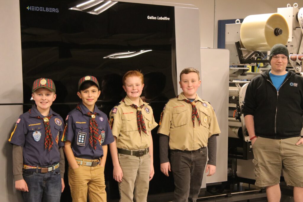 Boy Scouts Label Printer Tour