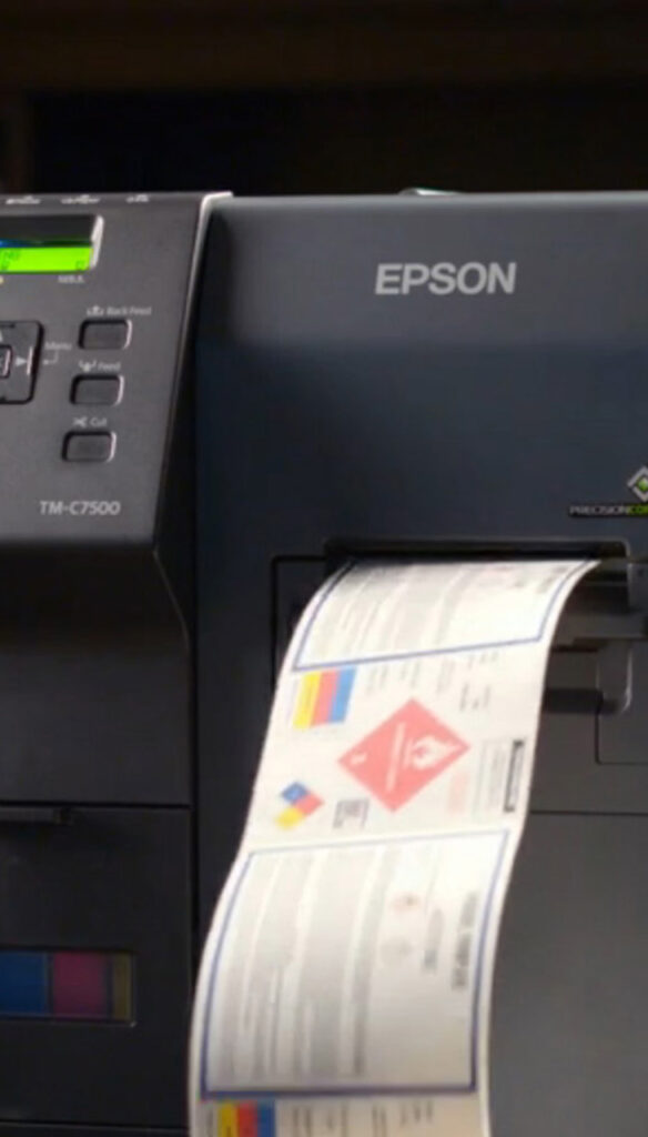 Epson Colorworks label printer for resale.